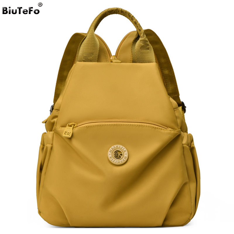 Fashion Backpack Women - ファッション通勤バックパック女性チェストバッグ防水ナイロンデイパックレディースショルダーバッグ軽量大型旅行リュックサック