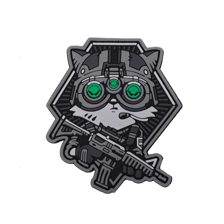 PVC 猫パッチ服士気バッジ軍事戦術パッチバックパックフック - Urban Backpack Tactical のレビューと価格