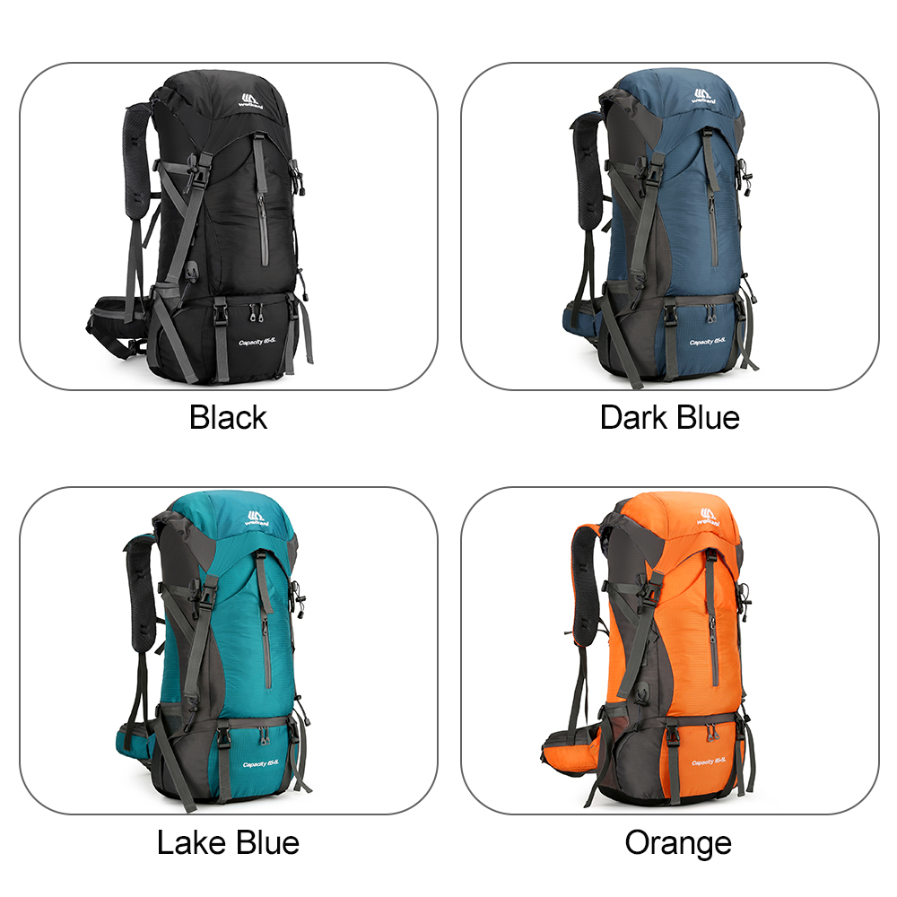 防水ハイキングバックパック、クライミングバッグとキャンプバッ - Rain Cover Backpack のレビューと価格