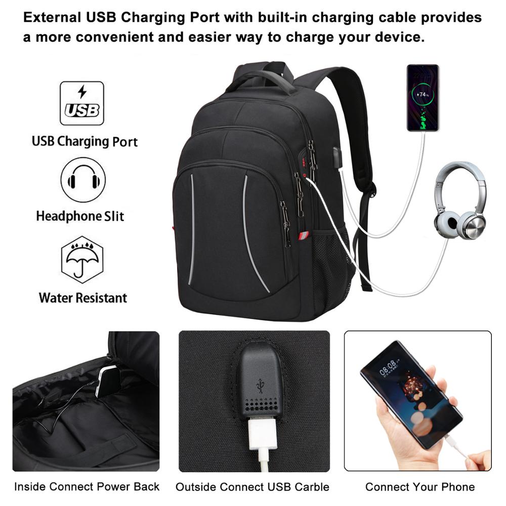 男性用多機能トラベルバッグ,ラップトップ用の多機能バックパッ - Travel Backpack Anti Theft のレビューと価格
