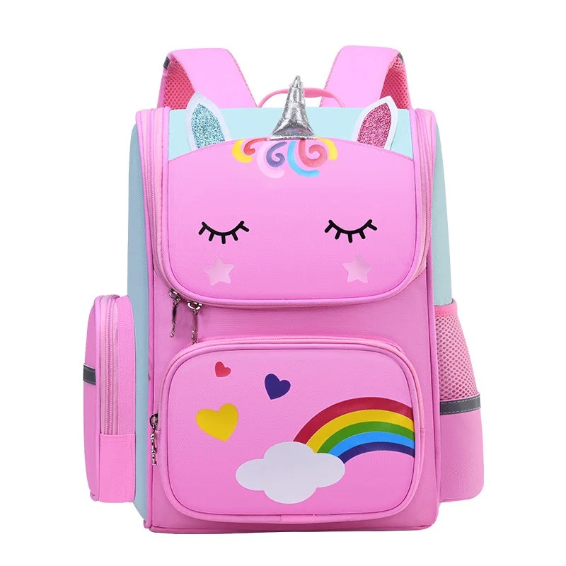 女の子用キッズバックパック ユニコーン 子供用ブックバッグ  - School Backpack Teen のレビューと価格