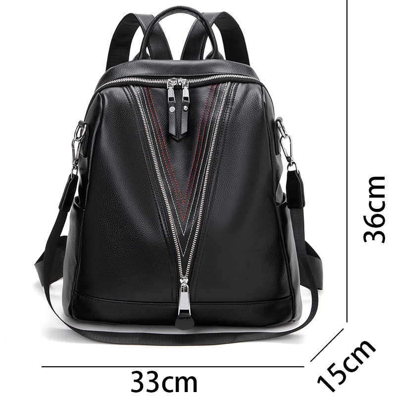 デザイナー多機能バックパック女性ファッション盗難防止レザート - Travel Backpack Anti Theft のレビューと価格