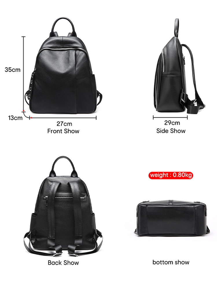 Zency 盗難防止デザイン女性バックパック 100% 本革 - Travel Backpack Anti Theft のレビューと価格