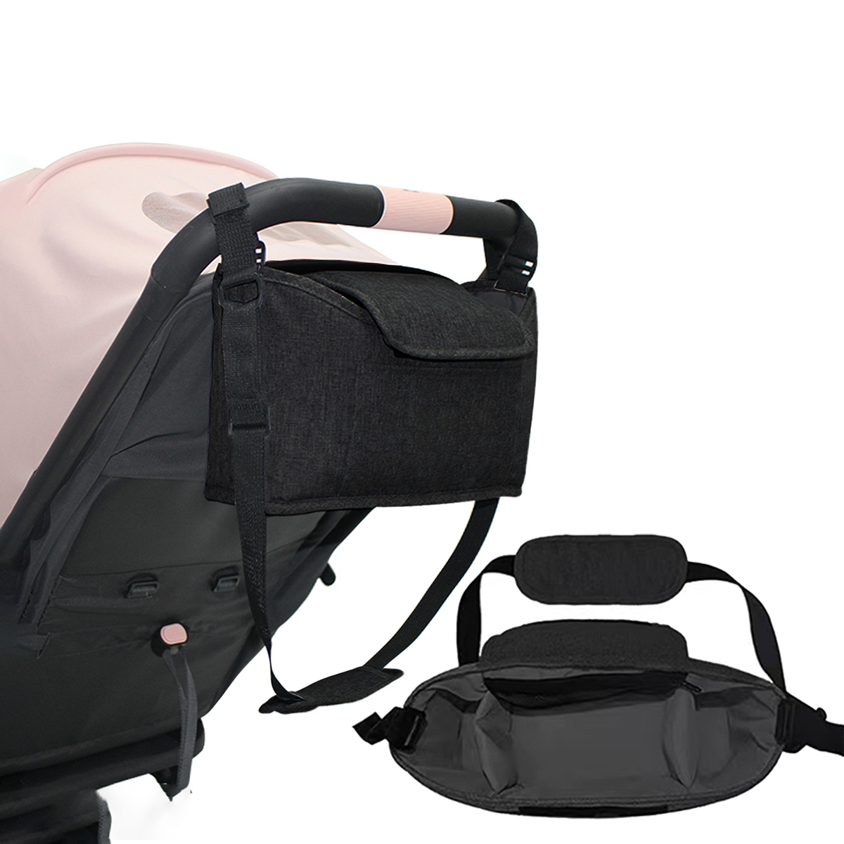 ベビーカー収納＆収納バッグ、多機能、大容量ベビーカーハンギン - Backpack Diaper Bag のレビューと価格