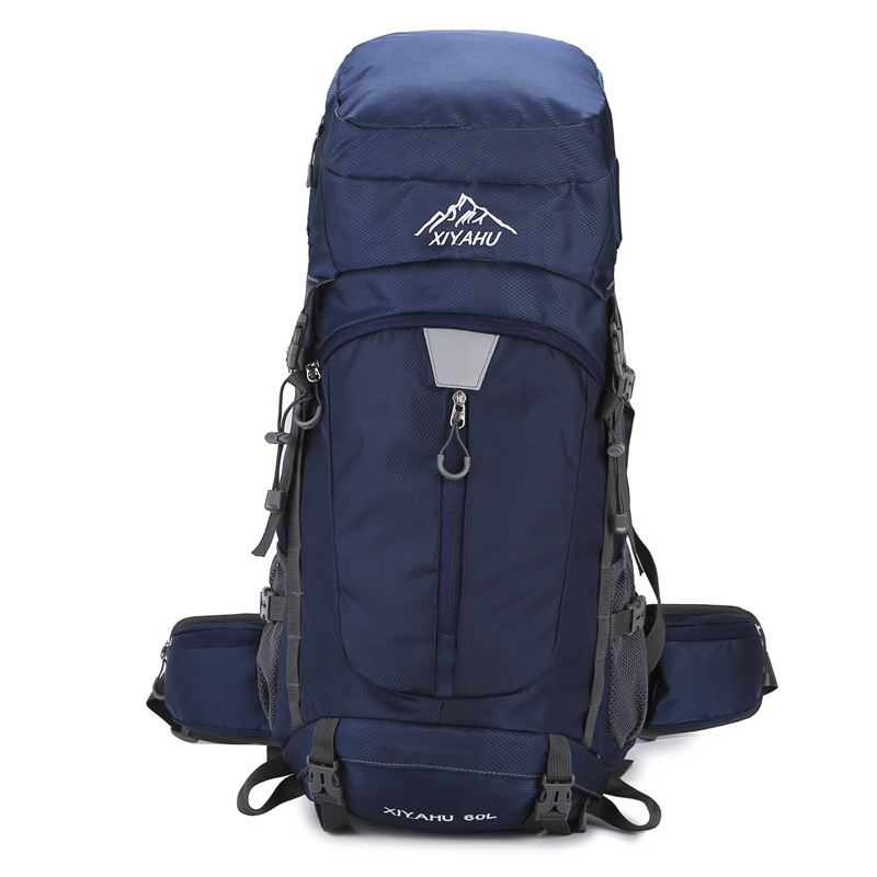 60L キャンプバックパックトラベルバッグ男性用大容量アウト - Rain Cover Backpack のレビューと価格