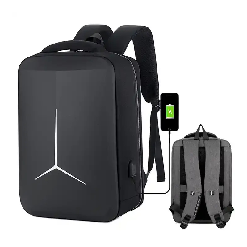 ファッション盗難防止USB防水ハードEVAラップトップバック - Travel Backpack Anti Theft のレビューと価格